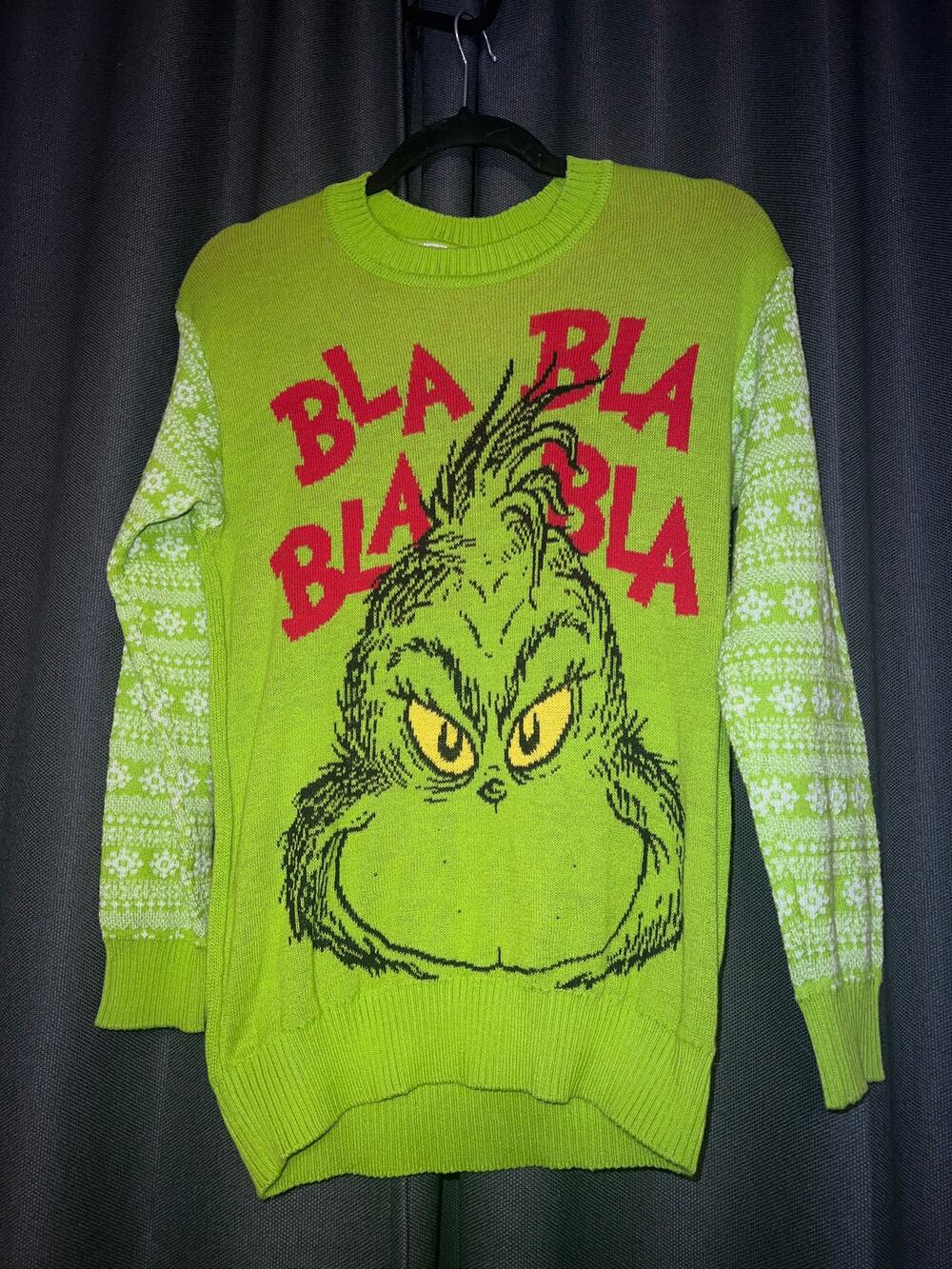Ugly Christmas Sweater Xmas Size Small Grinch
